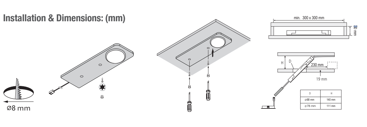 Kabinet Lampu R-Light efisiensi embedding ultra-tipis lan estetika12321